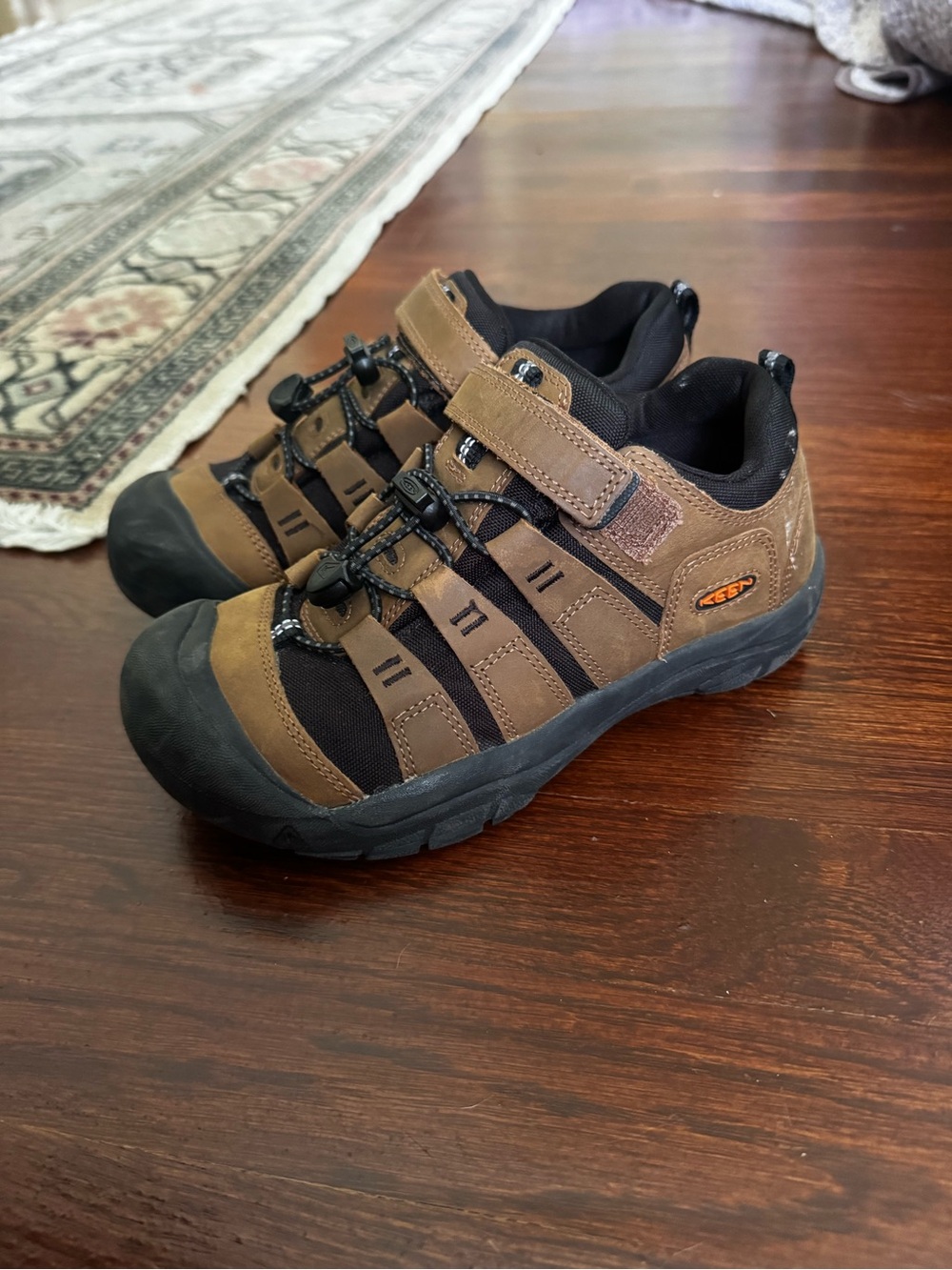 Keen Kids Brown and Black Trail Sneaker